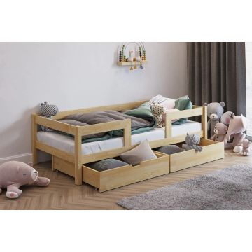 Lit scandinave pour enfant avec tiroir